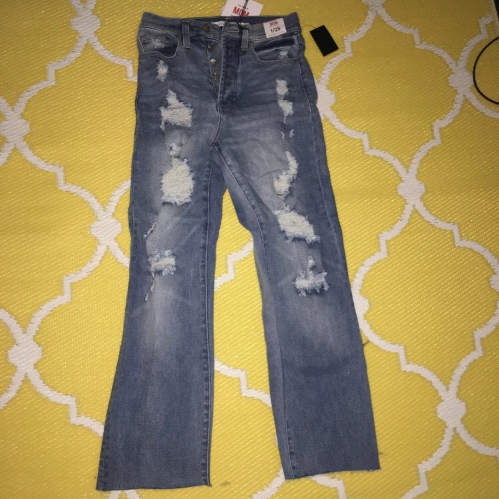 Fashion Nova Flared Mom Jeans